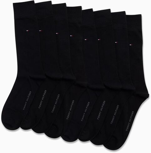 Tommy Hilfiger Men's Dress Socks-Lightweight Comfort Crew Sock(8 Pack) in Saudi Arabia