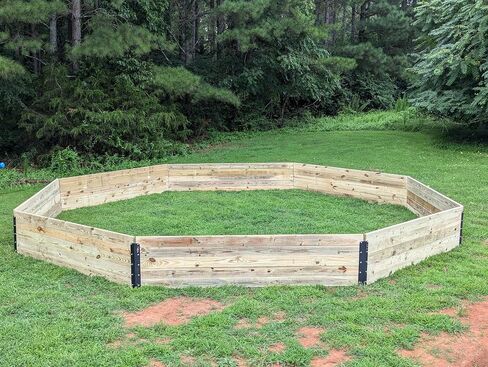 Gaga Pit Brackets, DIY Design, 11 Gauge (1/8 in) Powder Coated Steel, Easy Assembly, Includes Bolts/Washers/Locknuts, Wood Not Included in Saudi Arabia