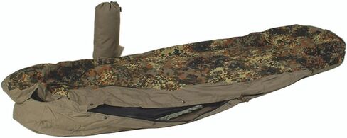Mil-Tec Trilaminate Durable Waterproof Lightweight Breathable Tactical Outdoor Camping Hiking Generous Cut Sleeping Bag Cover with Zip Closure | Suitable for Various Sleeping Bags in Saudi Arabia