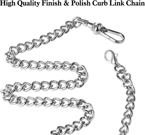 ZTA Albert Chain Pocket Watch Chain Fob Chain with Life Tree Design Pendant Medal Fob with T Bar Swivel Clasp in Saudi Arabia
