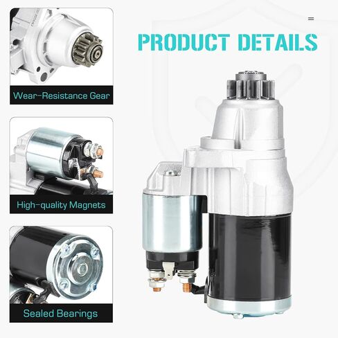Starter Fits for Nissan Altima 2.5 2.5L 2007 2008 2009 2010 2011 2012, Replaces 410-48168, SMT0236, 23300-JA00A in Saudi Arabia