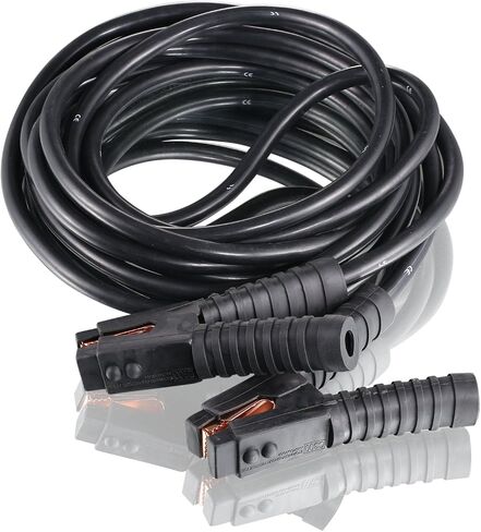 كابلات توصيل السيارات 1 مقياس 1200AMP 20Ft كابلات معززة للخدمة الشاقة، لسيارة فان سيارات الدفع الرباعي شاحنة البنزين/الديزل محركات السيارات in Saudi Arabia