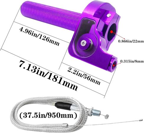 قبضة خانق دراجة نارية 22 مللي متر CNC الألومنيوم الإعصار السريع مع كابل خانق CRF50 70 110 IRBIS 125 250 الترابية دراجة نارية ملحقاتها in Saudi Arabia