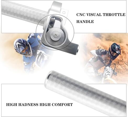 قبضة خانق دراجة نارية 22 مللي متر CNC الألومنيوم الإعصار السريع مع كابل خانق CRF50 70 110 IRBIS 125 250 الترابية دراجة نارية ملحقاتها in Saudi Arabia
