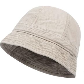 Croogo Washed Bucket Hat Retro Travel Beach Hat Unisex Outdoor Fisherman Cap Floppy Sun Cap Safari Summer Hat
