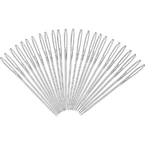 NOS - 25 Superfine Cross Stitch Needles No.18, 2 inch Long, Made in Czechoslovakia