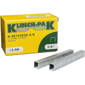 Klinch-Pak K-SB103020-5/8 1/2 بوصة دبابيس تاج، 2400 لكل عبوة