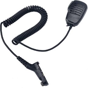 Seekingtec Motorola XPR 3500e Mic/Microphone, XPR 3000 3300 3300e 3500 Speaker Mic Compatible with Motorola Walkie Talkie Two-Way Radios Shoulder Lapel Mic【with 3.5mm Audio Jack】