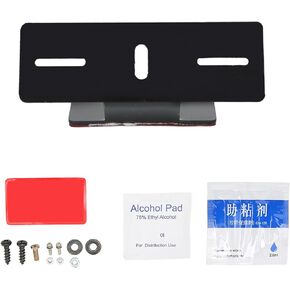 Radio Holder Bracket, for ICOM IC‑2730E IC2720 for Yaesu FT7900R FT8900 FTM‑400XDR Radio Mic Mount Metal Adhesive Back Hook