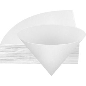 NACHLYNN Fryer Oil Filter 20pcs Deep Fryer Oil Filter 4.5 inch Non Woven Filter Cones Cooking Oil Filters Maple Syrup Filters Beeswax Filters Grease Filter Cones for Restaurant Kitchen Cafe Hotel