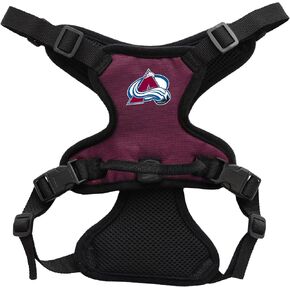 Littlearth Unisex-Adult NHL Colorado Avalanche Front Clip Pet Harness, Team Color, X-Large