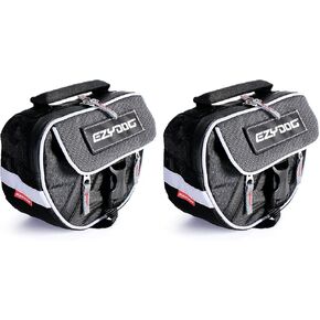 EzyDog Trail-Ready Saddle Bags for The Convert Dog Harness (Not Included) - Two Dog Backpacks with a Quick and Easy Attachment System - Superior Storage Capacity and Innovative Design (Small)