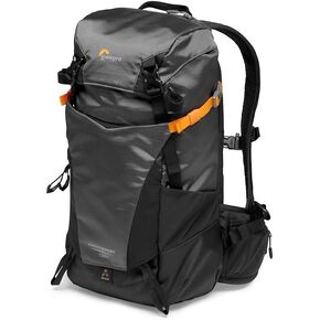 Lowepro PhotoSport BP 15L AW III، حقيبة ظهر لكاميرا المشي لمسافات طويلة مع وصول جانبي، وإدراج كاميرا قابل للإزالة ونظام حزام الملحقات، رمادي، للكاميرا بدون مرآة، متوافقة مع Sony α6000