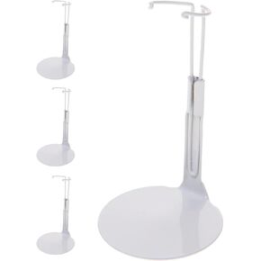 حامل الدمى كايزر 1101 - حامل الدمى الأبيض الصغير للدمى وشخصيات الأكشن من 5 إلى 6 بوصات، 3 عبوات in Kuwait