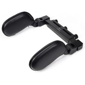 SanLead Car Headrest Pillow Detachable, U Shaped Road Pal Headrest Black Head Neck Support, 180 Degree Adjustable Car Seat Head Neck Support in Saudi Arabia