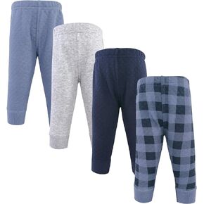 Hudson Baby Baby Quilted Jogger Pants 4pk in Kuwait
