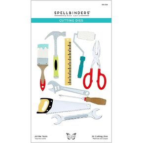 Spellbinders All The Tools by Nancy McCabe Etched Dies, Metal