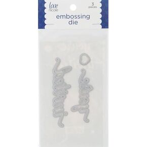 Love Nicole Embossing Die 3 pc You're Invited STC0305