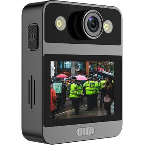 كاميرا الجسم SJCAM A20 4K مسجل فيديو محمول مع EIS 2.33 بوصة تعمل باللمس وكاميرا أمان يمكن ارتداؤها 7-10 ساعات عمر البطارية، لإنفاذ القانون، والحراسة، والمنزل، والخارج، والسفر، والتخييم، وركوب الدراجات in Kuwait