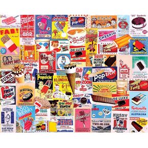 White Mountain Puzzles Ice Cream Bars - 1000 Piece Jigsaw Puzzle