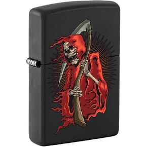 Zippo Lighter: Grim Reaper - Black Matte 81296
