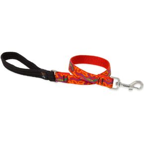LupinePet Originals 3/4" Go Go Gecko 2-Foot Traffic Lead/Leash for Medium and Larger Dogs