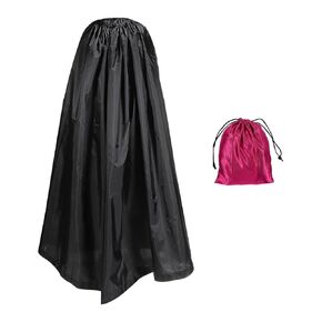 PATIKIL Portable Dressing Room, 1.4M Length Instant Dressing Cover Up Changing Tent Privacy Shelter for Beach Boating Camping Competition, Black