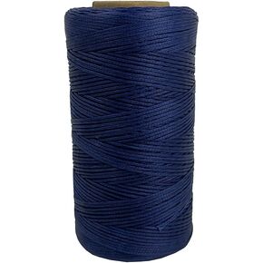 284yrd الأزرق شقة ثوب مشمع 150D 1 مللي متر الجلود الخياطة ثوب مشمع للجلود DIY تجليد الكتب الأحذية إصلاح المشاريع الجلدية الحرفية DIY in Kuwait