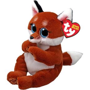 Ty Beanie Bellie WITT - Brown and White Fox - 6"