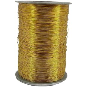 Zari Metallic Threads 0.1 MM (1 Roll) Silver Color for Aari Work Sewing Embroidery Garment Needlework Crafts