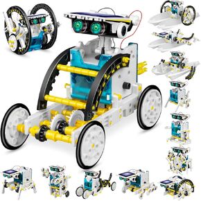 ألعاب مجموعة الروبوتات الشمسية 13 في 1 من ديوجو للأولاد بعمر 8 9 10 11 12 عامًا، مشاريع العلوم والتكنولوجيا والهندسة والرياضيات للأطفال من سن 8 إلى 12 عامًا، مجموعة ألعاب علمية للبناء، مجموعة روبوتات تعمل بالطاقة الشمسية، هدايا عيد ميلاد للأطفال للأولاد و in Kuwait