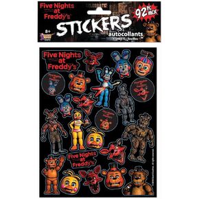 Rubie's Five Nights at Freddy's Sticker Sheet, One Size, As Shown