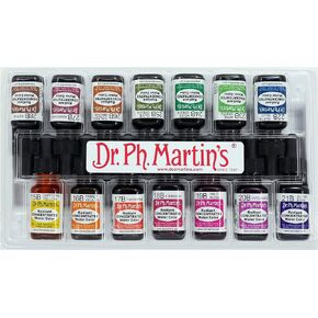 Dr. Ph. Martin's Radiant Concentrated Water Color, 0.5 oz, Set of 14 (Set B)