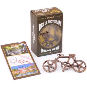 فن الألغاز المنطقية. دراجة أمستردام - لغز مصبوب - دعابة ذهنية معدنية - صعوبة 3/6 صعبة - مجموعة السفر in Kuwait