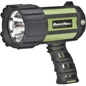 PowerSmith Rechargeable Spotlight 700 Lumen Waterproof Rechargeable Lithium-Ion Battery-Powered LED Spotlight Flashlight with Ergonomic Handle and Charger (PSL10700W)