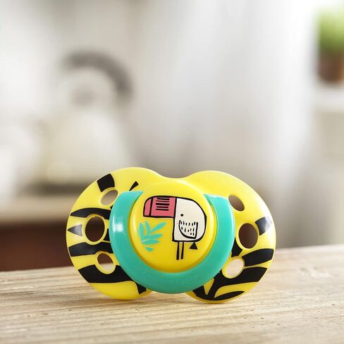 لهايات تومي تيبي المرحة، تصميم متماثل، لهايات سيليكون خالية من مادة BPA، من 6 إلى 18 شهرًا، عدد 4 in Kuwait