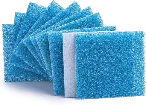 استبدال وسادة إسفنجية بولي متوافقة مع LTWHOME لفلتر الطاقة Fluval C4، رغوة مرشح Fluval C Clip-On (عبوة من 10) in Saudi Arabia