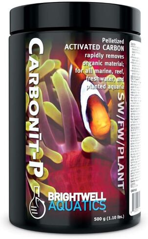 Brightwell Aquatics Carbonit-P - وسائط فلتر الكربون المنشط لأحواض الأسماك البحرية والمياه العذبة، 500 جرام (CRBP500) in Saudi Arabia