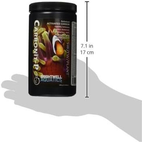 Brightwell Aquatics Carbonit-P - وسائط فلتر الكربون المنشط لأحواض الأسماك البحرية والمياه العذبة، 500 جرام (CRBP500) in Saudi Arabia