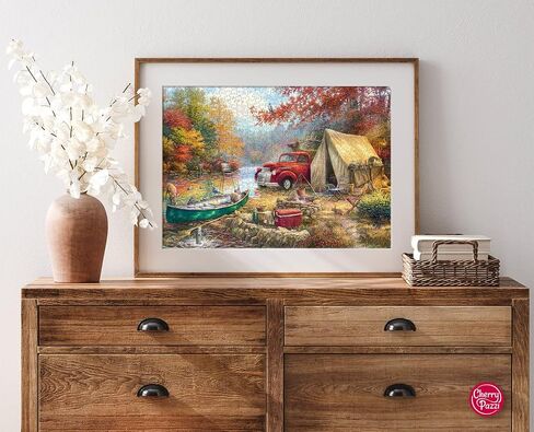 لغز CherryPazzi Share The Outdoors - أحجية الصور المقطوعة الفاخرة المكونة من 1000 قطعة للبالغين والمراهقين بألوان زاهية، هدية فريدة من نوعها للفن الحديث، ألغاز تحدي 1000 قطعة 27.6 بوصة × 19.7 بوصة in Saudi Arabia
