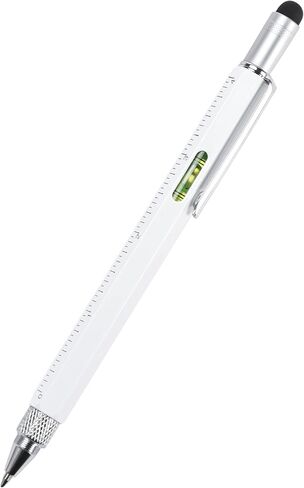 Multitool Construction Pen Gifts and Stocking Stuffers for Men - Engineering Gadget Tools for Electrician, Architect, and Construction Worker - Multi-Use with Pencil and Level Ruler in Saudi Arabia