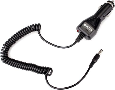 Ailunce HD1 Radio Car Charger 12V-24V Long Cable with LED Light Compatible with Ailunce HD1 Retevis RT5 RT29 RT87 RB23 Walkie Talkies Charger Station (1 Pack) in Saudi Arabia