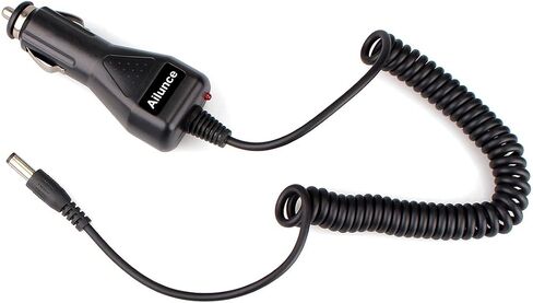 Ailunce HD1 Radio Car Charger 12V-24V Long Cable with LED Light Compatible with Ailunce HD1 Retevis RT5 RT29 RT87 RB23 Walkie Talkies Charger Station (1 Pack) in Saudi Arabia