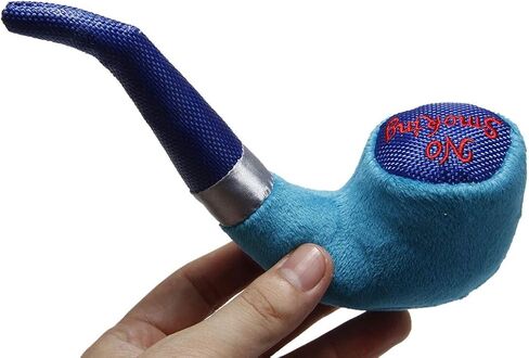 Dog Toys Squeaky Plush Toy Dog Chew Toy Dog Molar Teeth Cleaning Interactive Soft Dog Stuffed Toy Tobacco Pipe Pattern Durable Dog Chew Toys Cute Soft Pet Toy for Small Medium Size Dogs in Saudi Arabia