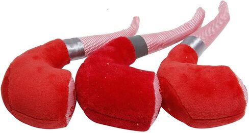 Dog Toys Squeaky Plush Toy Dog Chew Toy Dog Molar Teeth Cleaning Interactive Soft Dog Stuffed Toy Tobacco Pipe Pattern Durable Dog Chew Toys Cute Soft Pet Toy for Small Medium Size Dogs in Saudi Arabia
