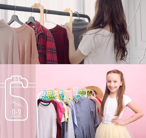 فواصل خزانة الأطفال من أبسوفين، 8 قطع فواصل خشبية مزدوجة لخزانة الأطفال، فواصل خزانة منظم خزانة الأطفال من حديثي الولادة إلى 24 شهرًا للفتيات والأولاد الصغار in Kuwait