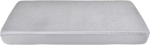 غطاء سرير مبطن مقاوم للماء للكلاب، سرير إسفنجي ذو ذاكرة للكلاب، قابل لإعادة الاستخدام، وسادة بديلة قابلة للغسل، واقي مرتبة لسرير الحيوانات الأليفة مع دعم مضاد للانزلاق، رمادي 27 × 36 × 5 in Kuwait