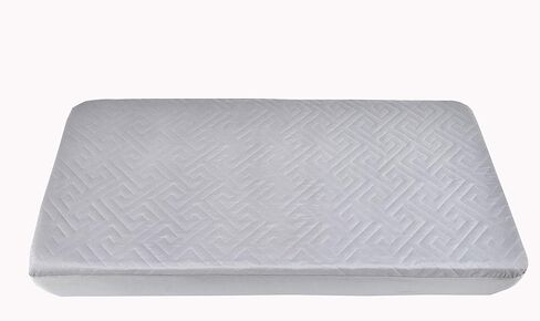 غطاء سرير مبطن مقاوم للماء للكلاب، سرير إسفنجي ذو ذاكرة للكلاب، قابل لإعادة الاستخدام، وسادة بديلة قابلة للغسل، واقي مرتبة لسرير الحيوانات الأليفة مع دعم مضاد للانزلاق، رمادي 27 × 36 × 5 in Kuwait