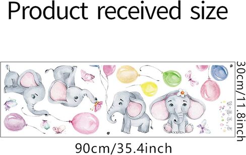 Colorful Cute Cartoon Lovely Animals Clouds Balloons Wall Stickers for Kids Watercolor Removable Wall Decals DIY Decorations for Nursery Baby Boys Girls Bedroom Playroom Living Room Gaming Room in Saudi Arabia