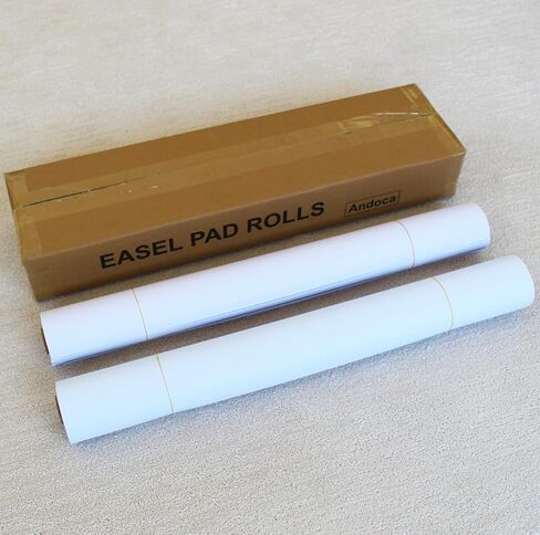 لوحة حامل لاصقة، ورق مخطط قلاب مقاس 25 × 30 بوصة لمكتب مدرسة المعلم، ورق حامل كبير ذاتي اللصق، أبيض 30 ورقة/وسادة، 2 وسادة/عبوة كرتونية in Kuwait